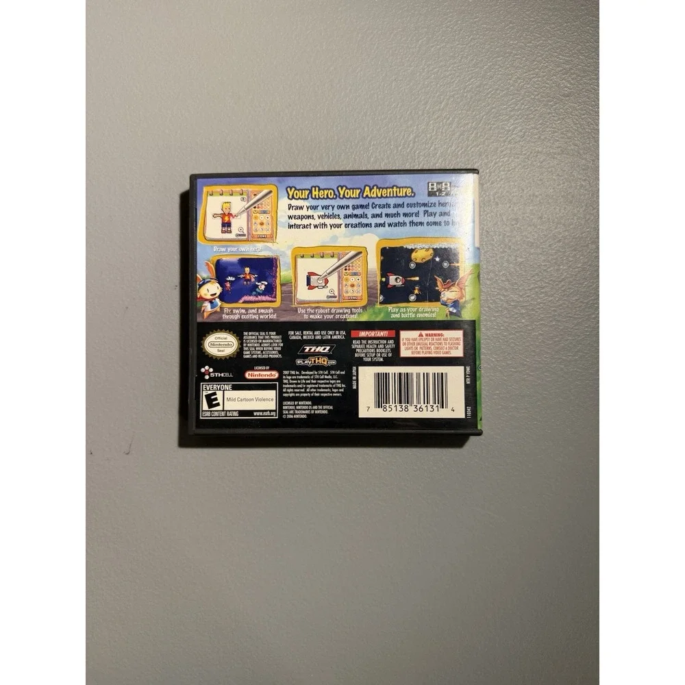 Drawn to Life (Nintendo DS, 2007) Tested & Working